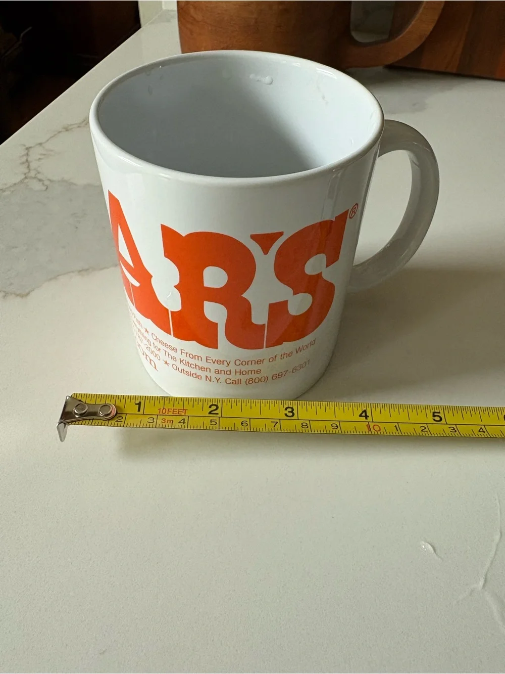 Zabar’s NYC White Ceramic Coffee Mug Like New